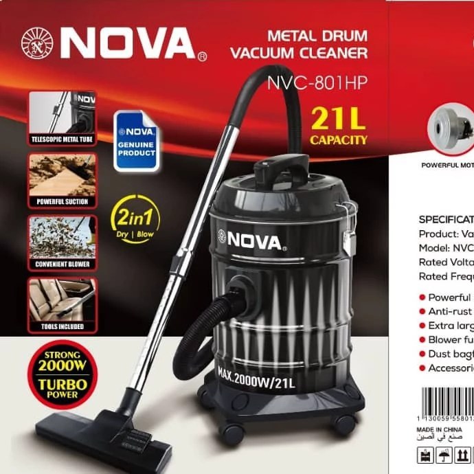 Nova - 2-in-1 Vacuum Cleaner