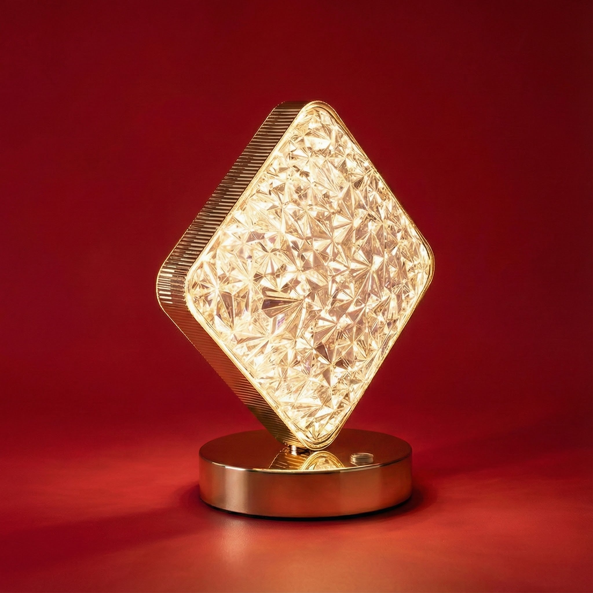 Crystal Diamond LED Table Lamp
